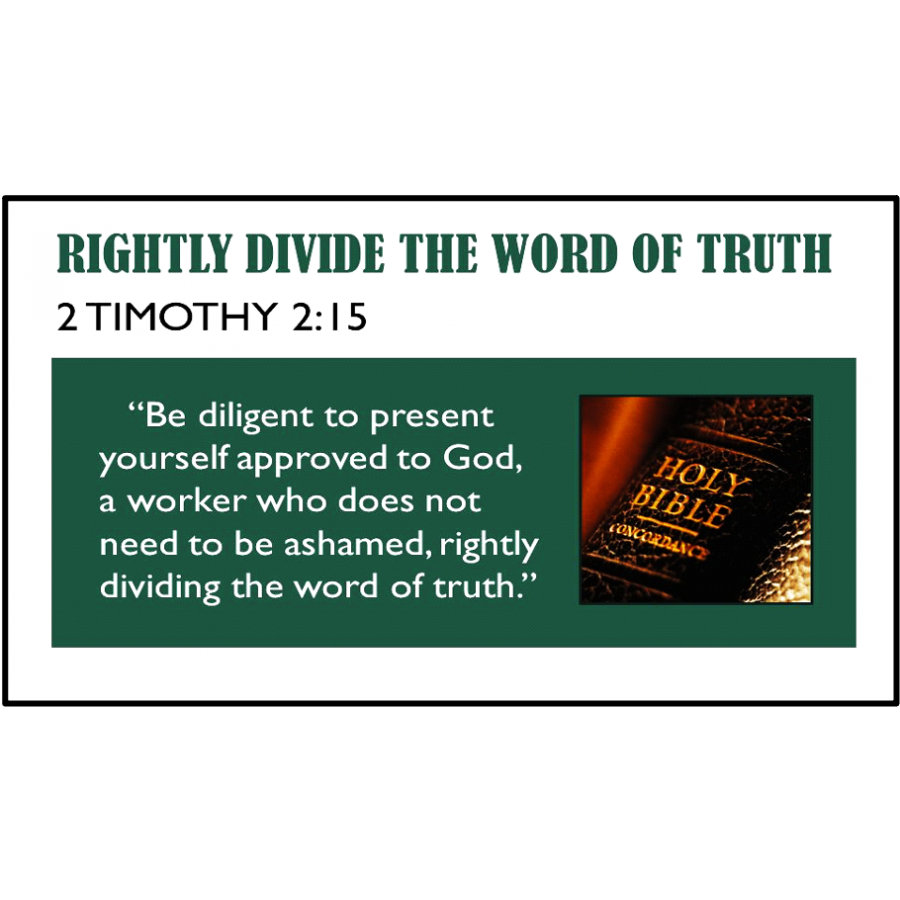 Studying The Bible For Yourself … So That You Will NOT Be Misled [8 Lessons)